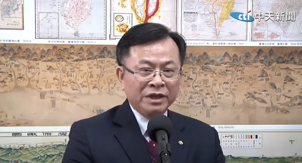 陳耀祥昨日赴立院進行專案報告。(圖/中天新聞)
