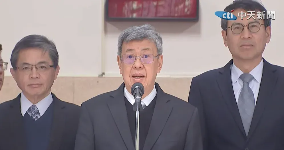 陳建仁今受訪表示,北市虐童案件中央跟地方都有責任,會全力以赴壤這樣的個案不會再發生。(圖/中天新聞)