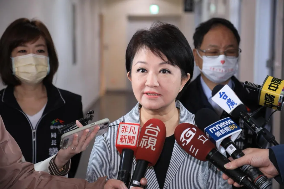 台中市長盧秀燕在最新六都施政民調中,名列第一。(圖/中天新聞)