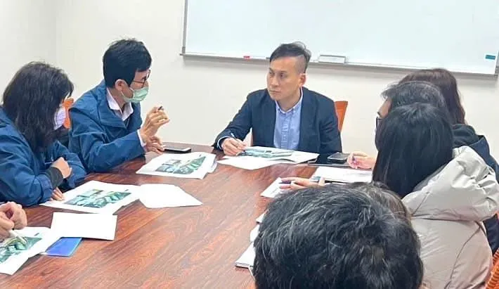 葉元之參加協調會。（圖/翻攝葉元之臉書）