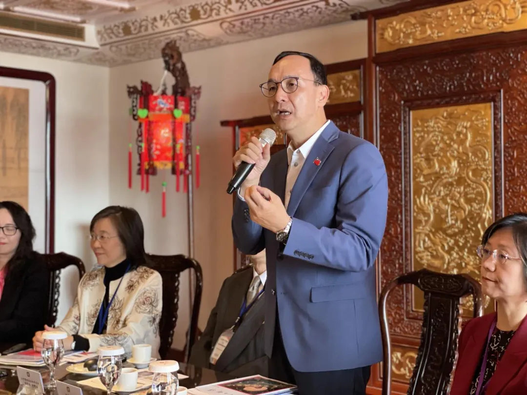 對於國會改革,朱立倫強調,「民主國家都在做、要強力推動」。(圖/國民黨團提供)