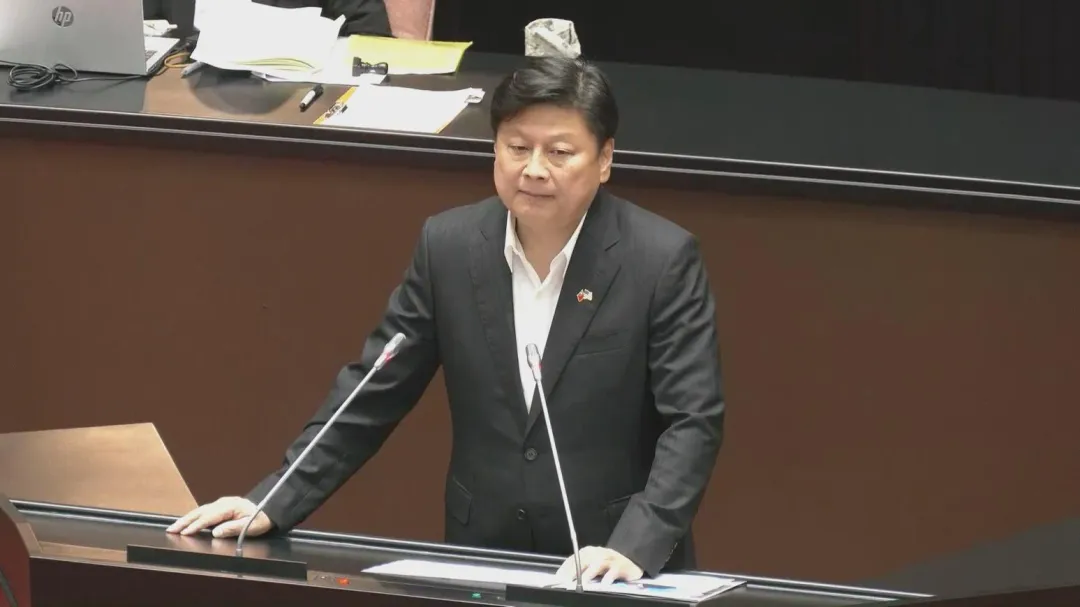 傅崐萁26日率藍委赴陸訪問(攝自中天新聞)