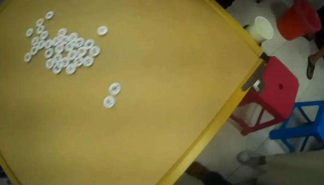 該賭場用傳統象棋作為賭具，以俗稱「肉龜」方式聚賭。（圖／翻攝畫面）