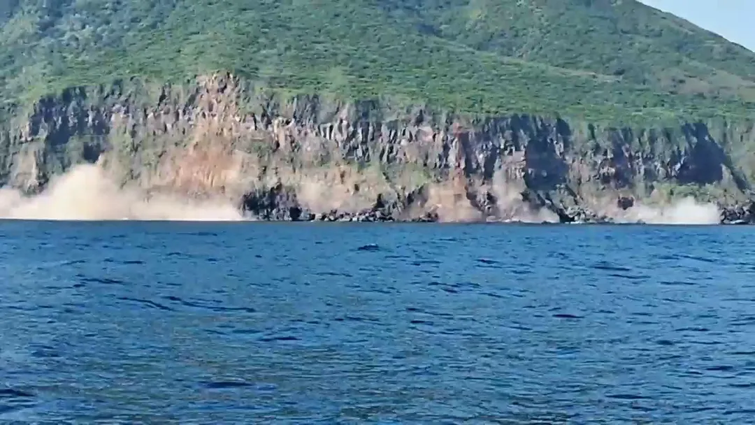 受楊柳颱風及其外圍環流影響,龜山島14日將持續封島一天。(資料圖/中天新聞)