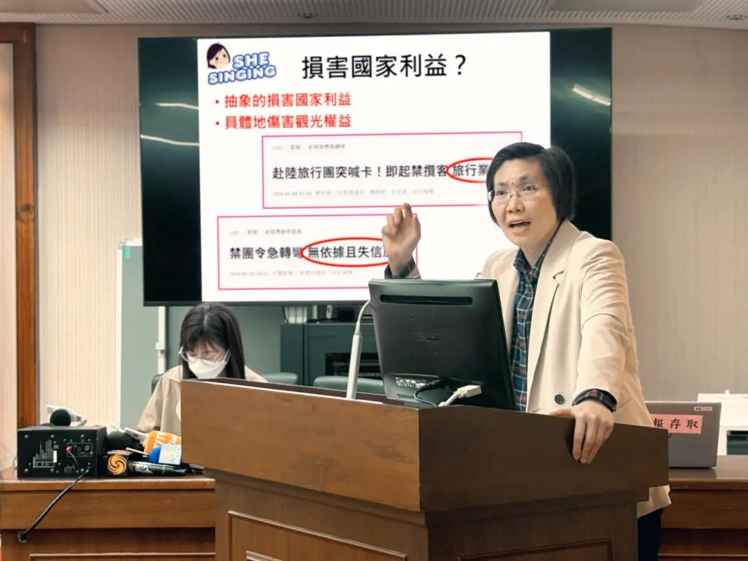 綠營罷免藍委徐欣瑩理由百出，徐欣瑩逐一說明，指罷免理由全是欺騙民眾、誤導視聽。（圖／中天新聞）