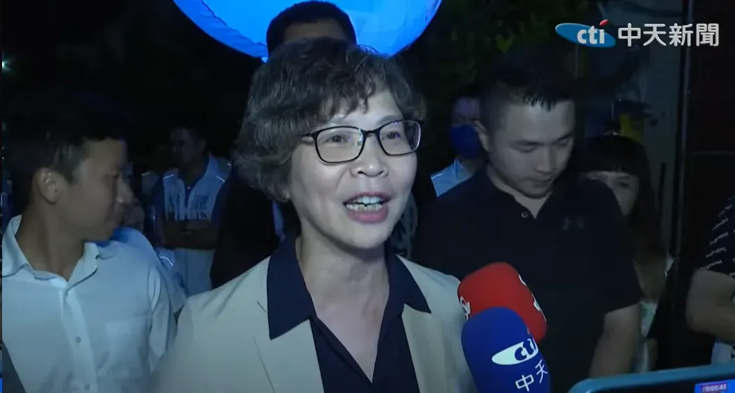 民眾黨前立委蔡壁如被問到是否有可能成為黨副主席時回應無中生有沒這回事。(資料照/中天新聞)
