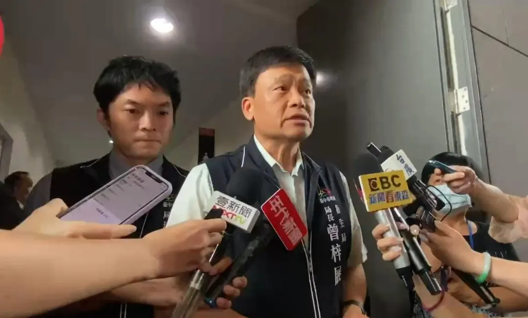 台中市衛生局長局長曾梓展。（圖／中天新聞）