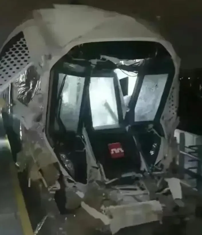 西安地鐵10號線在建尚未開通,卻先傳試車追撞意外。(圖/翻攝央視新聞)