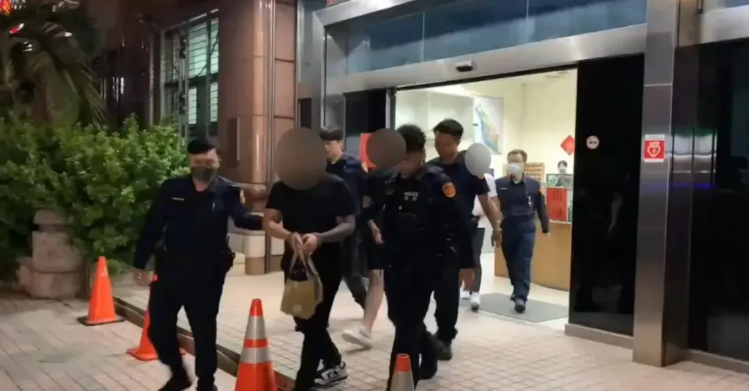 將3人逮捕移送士林地檢署偵辦。（圖／翻攝畫面）