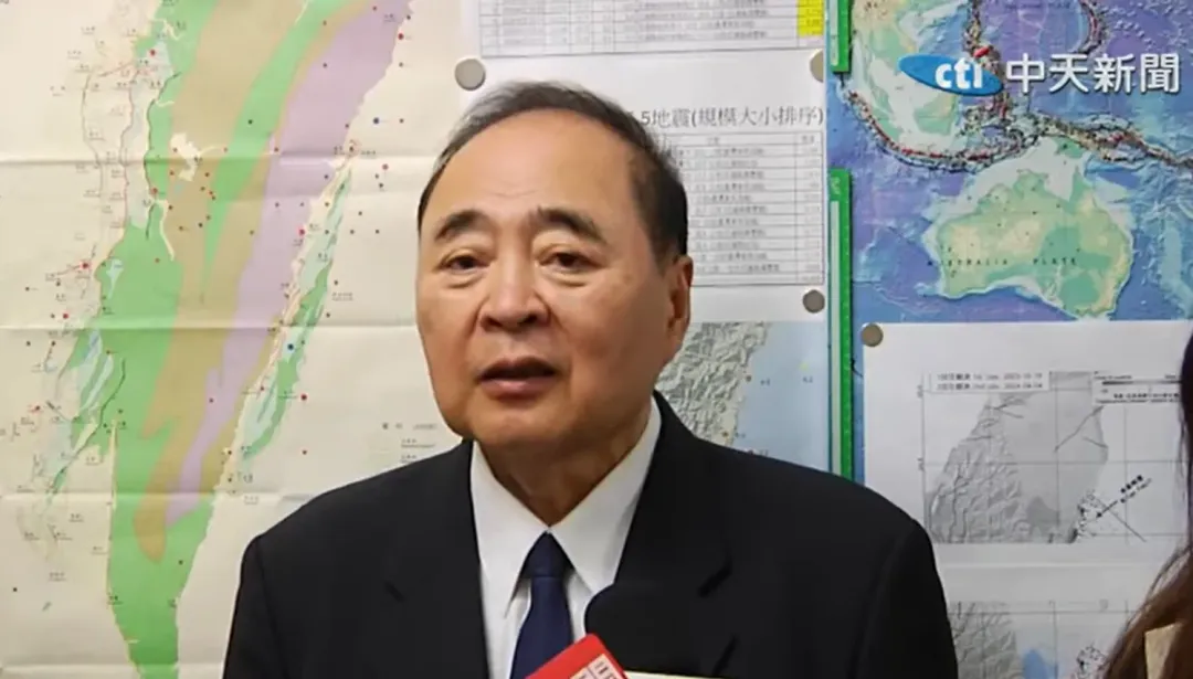 氣象署地震中心前主任郭鎧紋。（圖／中天新聞）