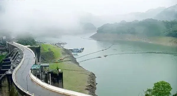 連日降雨為石門水庫帶來水情助益,平地農田也得到雨水幫助。(圖/北水分署提供)