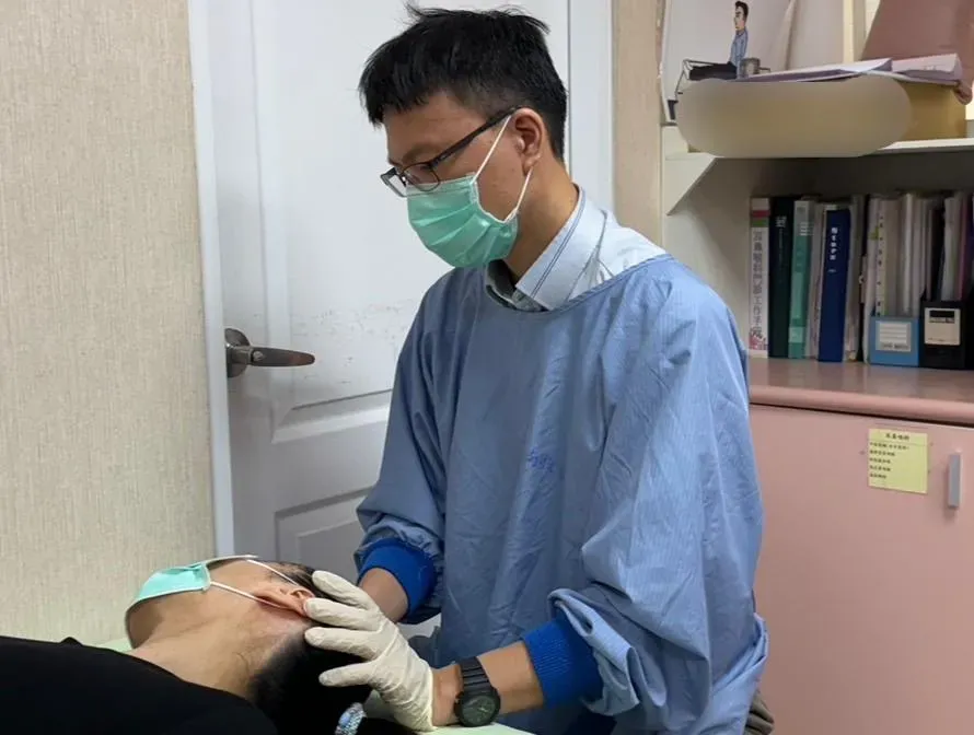 衛生福利部南投醫院耳鼻喉科蔡昌益醫師。（圖／南投醫院提供）