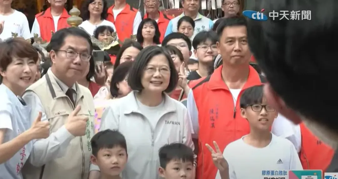 蔡英文發表畢業感言認為8年任期表現最亮眼的是國防改革。（圖／中天新聞）