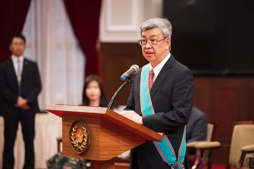 前副總統陳建仁被媒體爆料,說是民進黨2026年台北市長最夢幻的人選。(資料照/總統府提供)