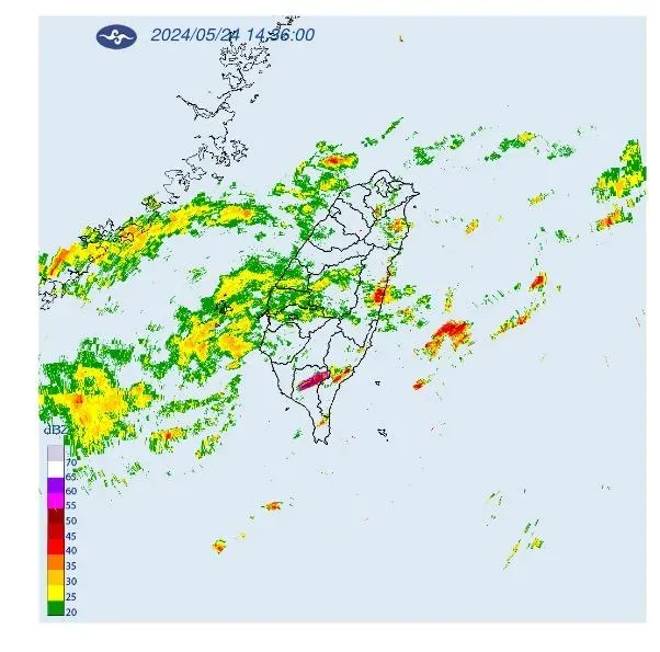 屏東縣發布大雷雨特報。
