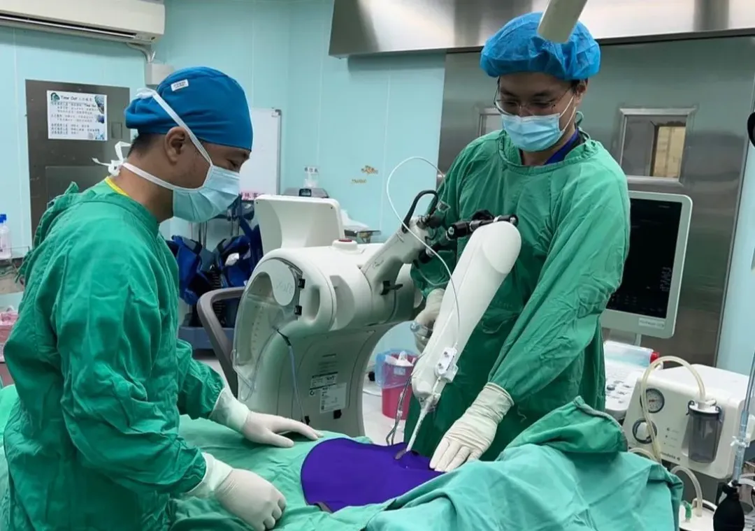 南投一名69歲蔡姓婦人日前透過乳癌篩檢檢出左側乳房惡性腫瘤第一期。（圖／衛生福利部南投醫院提供）