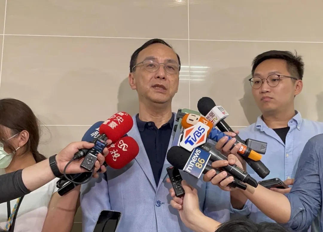 國民黨主席朱立倫表示,考監遭詬病的原因是功能不彰,因此他希望能在不動憲法的情況下,社會好好來討論,讓人民能夠接受考監。(圖/國民黨提供)