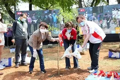 台中市長盧秀燕強調，植樹不是軍備競賽，把對的樹，種在對的地方，更為重要。（資料照／台中市政府）