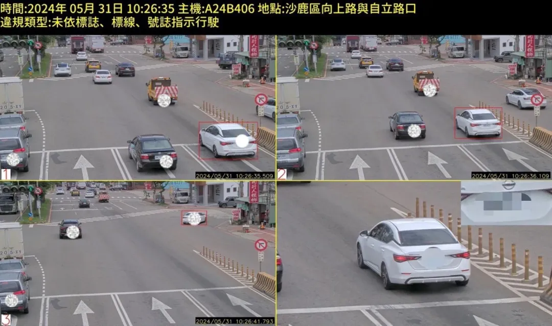 根據台中市車禍數據統計，台中市百大易肇事路口和各分局前10名易肇事路口考量進行規劃。（圖／台中市交通大隊提供）