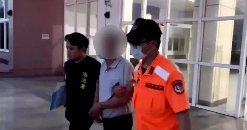 阮男遭逮捕法辦。(圖/翻攝畫面)