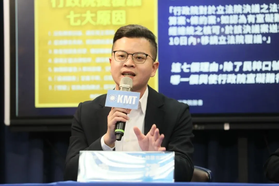 針對民進黨的宣講活動,凌濤質疑哪裡團結台灣、哪裡不是政治對決?(圖/國民黨提供)