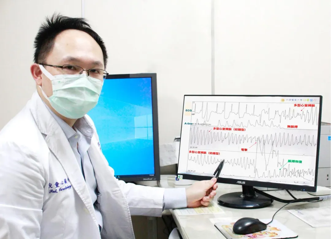 中國醫藥大學兒童醫院兒童心臟科醫師戴以信。（圖／中國醫藥大學附設醫院提供）