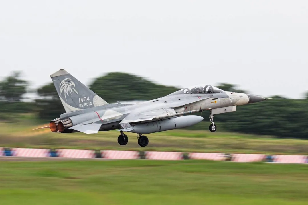 F-CK-1A MLU經國號戰機。(圖/軍聞社)