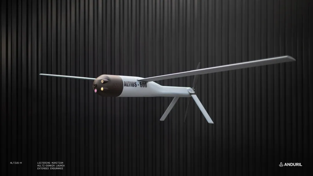 國軍已開始接收ALTIUS-600無人機。(Anduril公司)