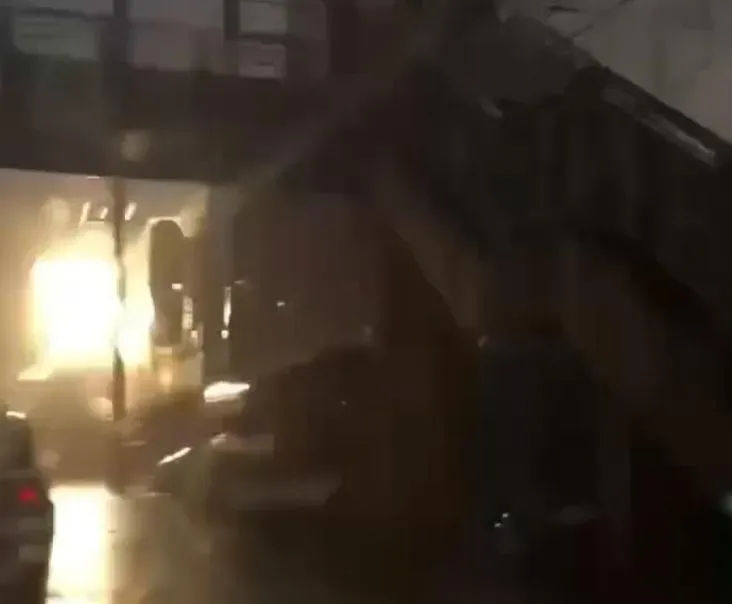 桃園驚傳爆炸。（圖／翻攝畫面）
