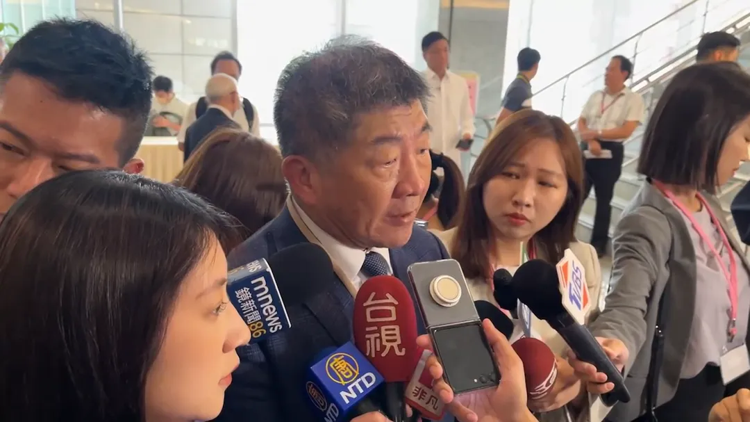 前衛福部長陳時中(攝自中天新聞)