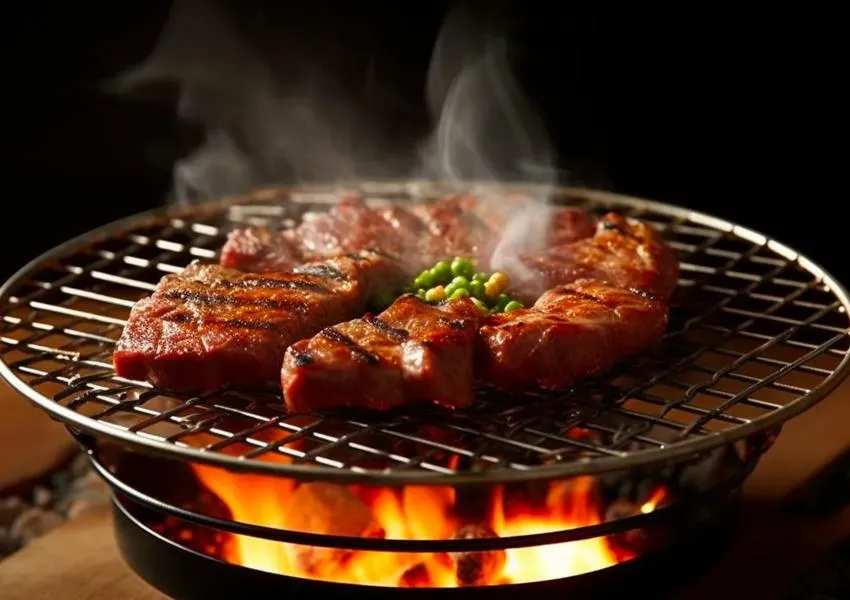 中秋節不只能烤牛肉、豬肉、蔬菜,其實水果烤過也相當美味。(示意圖/photoAC)