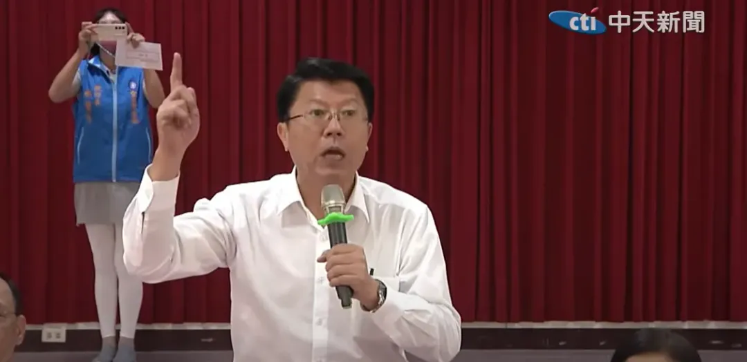 對於民進黨這次全代會黨職改選結果,國民黨立委謝龍介表示代表綠營內部總統兼黨主席賴清德表達無言的抗議。(資料照/中天新聞)