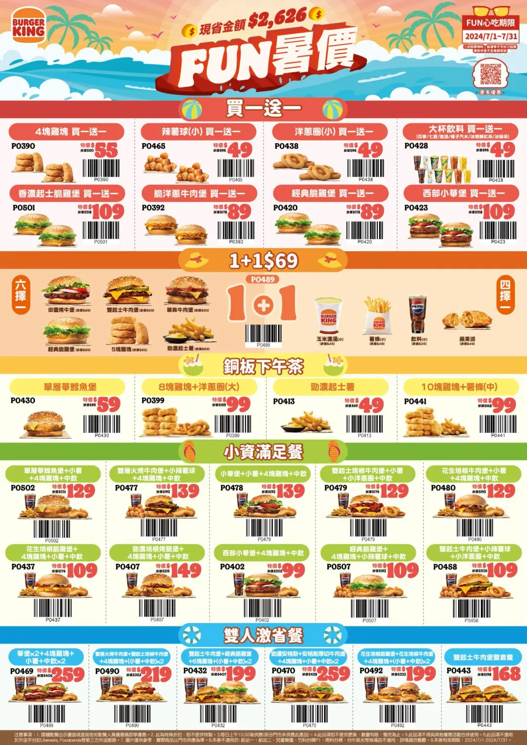 漢堡王優惠券內容一次看。（圖／業者提供）