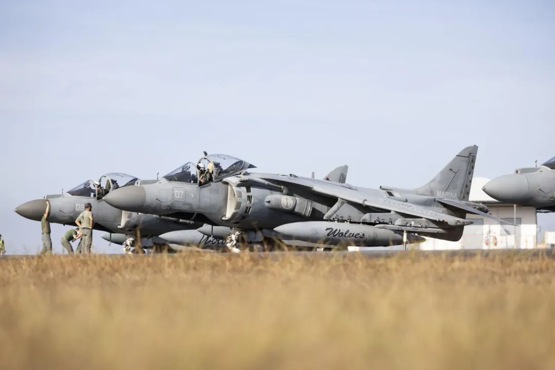 參加漆黑演習的義大利海軍AV-8B戰機。(圖/澳大利亞空軍)