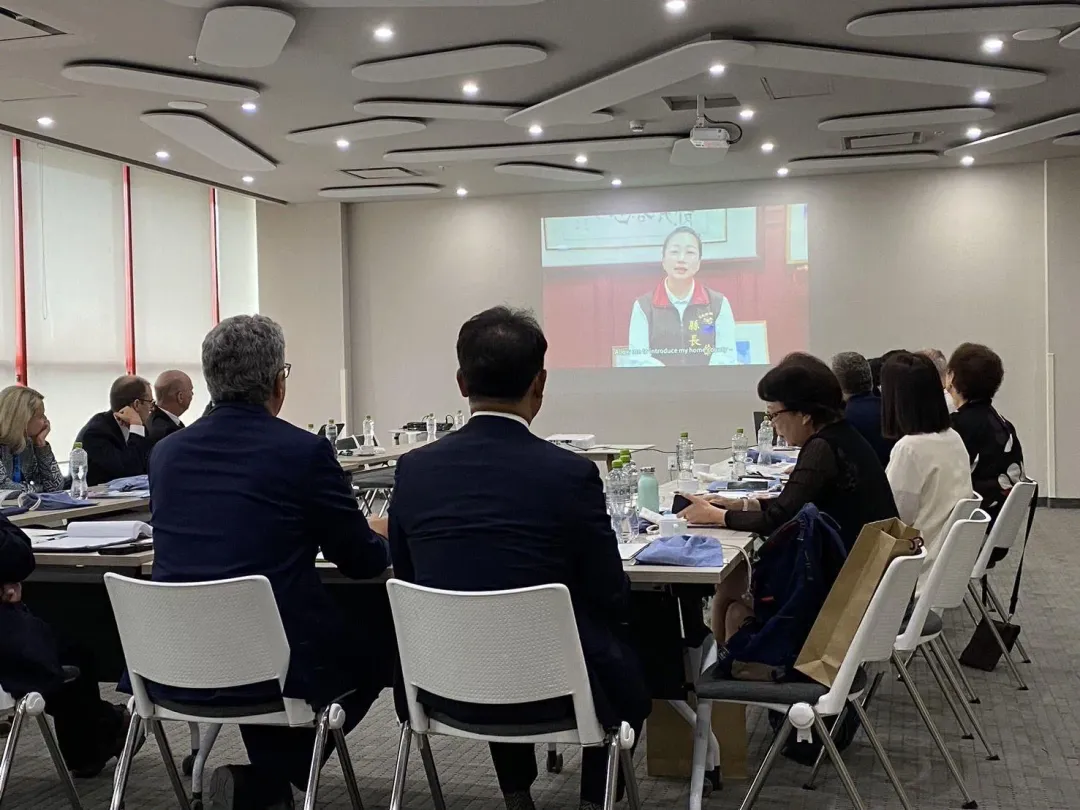 ICG 剛卸任會長德籍Torsten Rasch及現任韓籍副會長Chulwon Shin拜訪花蓮縣正式簡報申辦。（圖／張芬芬執委提供）