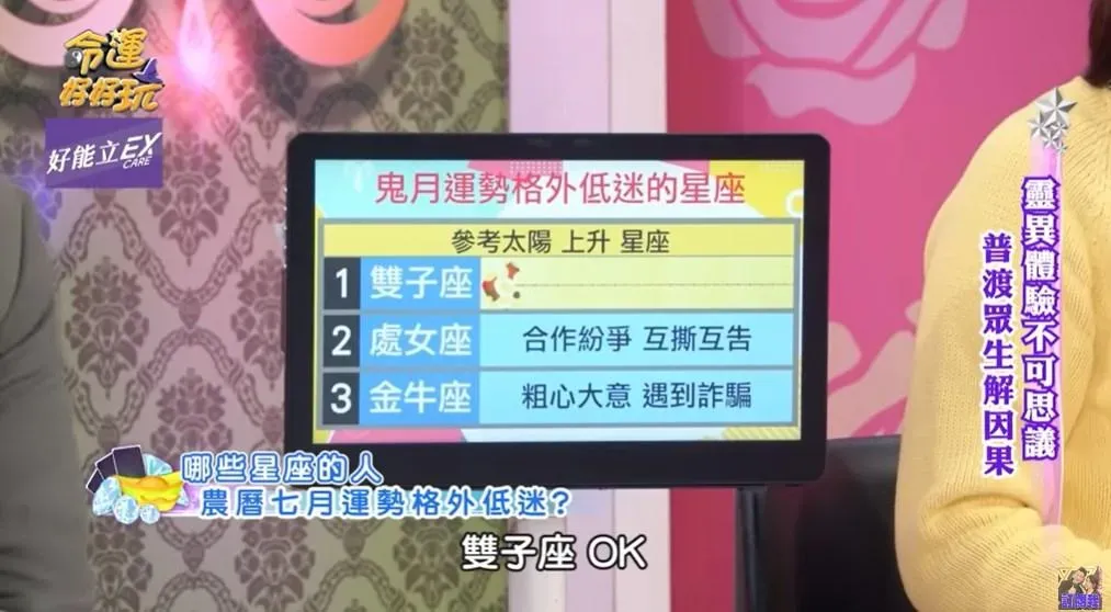 鬼月運勢低迷三星座。（圖／ 命運好好玩 官方頻道YT）