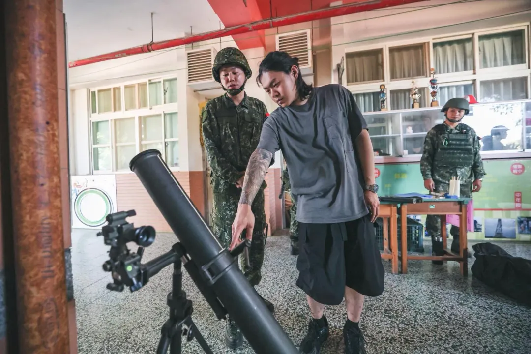 桃園後備旅81迫砲訓練。(圖/第6軍團提供)