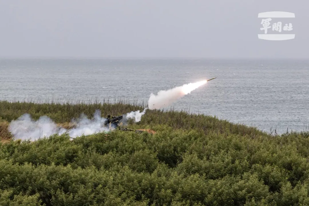 澎防部DMS刺針防空飛彈發射。(圖/軍聞社)