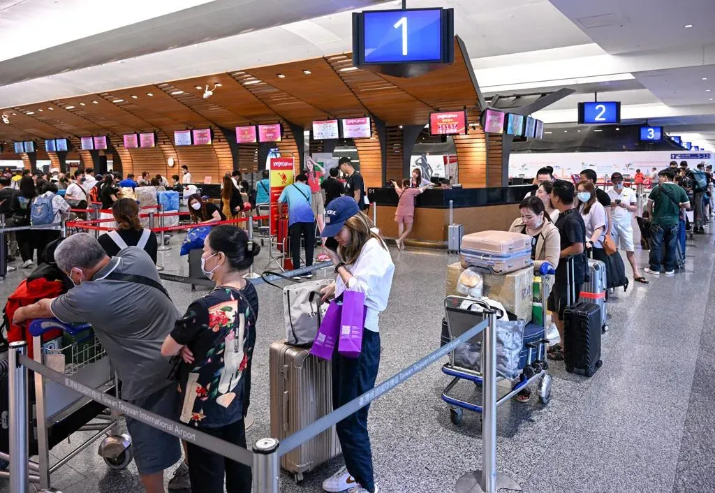 凱米颱風侵台,國內、國際班機已有逾200多班因颱風被取消。(示意圖/資料照)