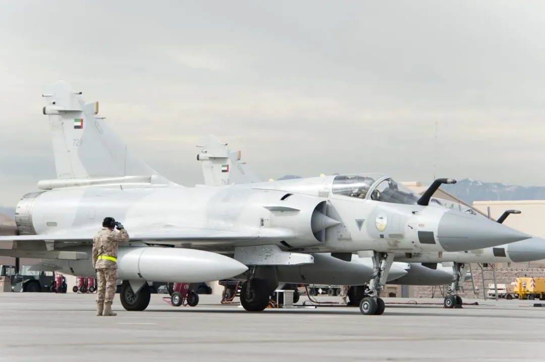阿拉伯聯合大公國空軍幻象2000-9戰機。(圖/美國空軍)