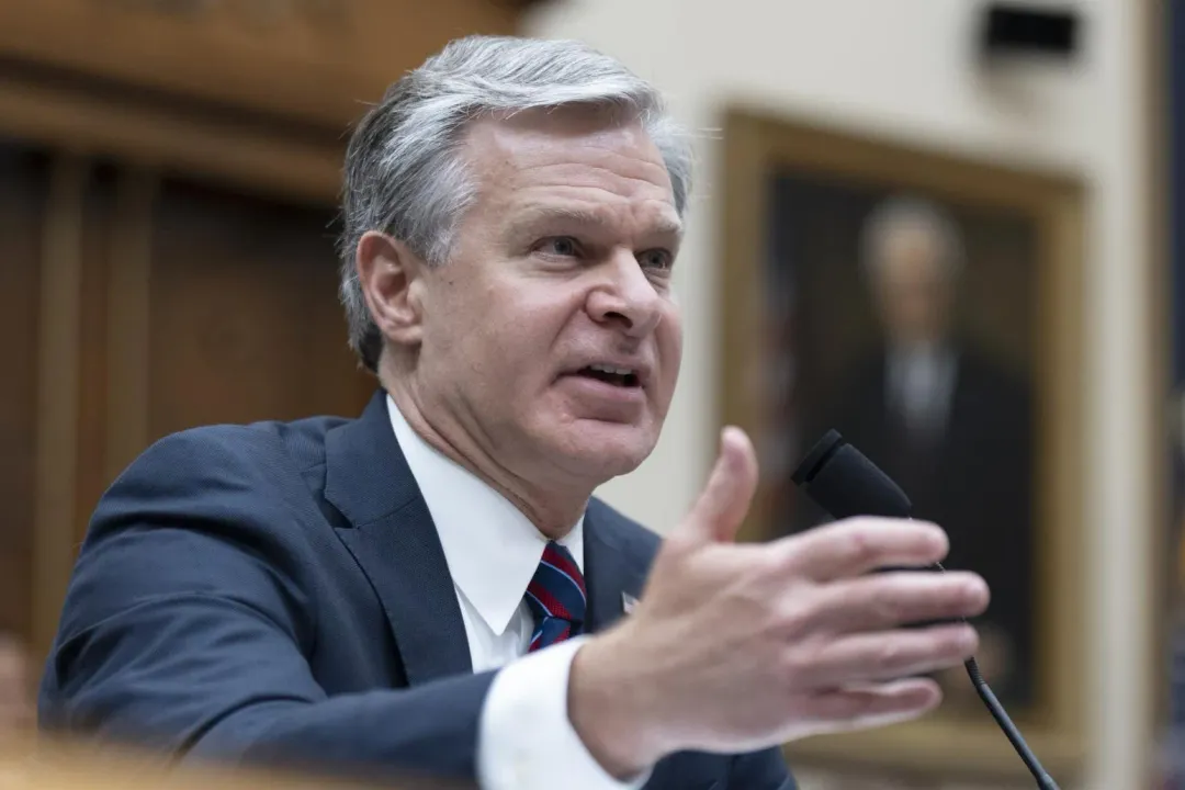 FBI局長瑞伊（Chris Wray）。（圖／美聯社）