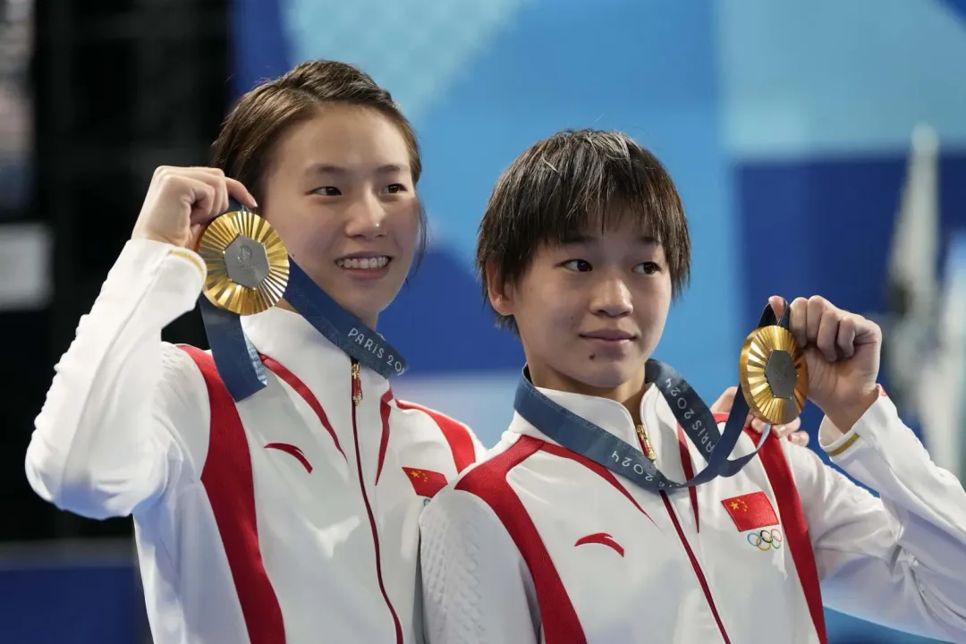 全紅嬋、陳芋汐奪下金牌。(圖/美聯社)