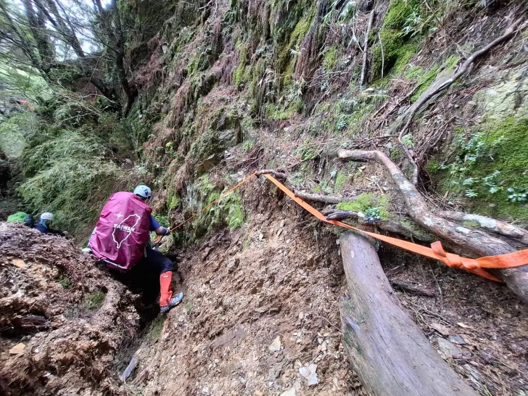 南二段3名登山客失聯。(圖/翻攝畫面)