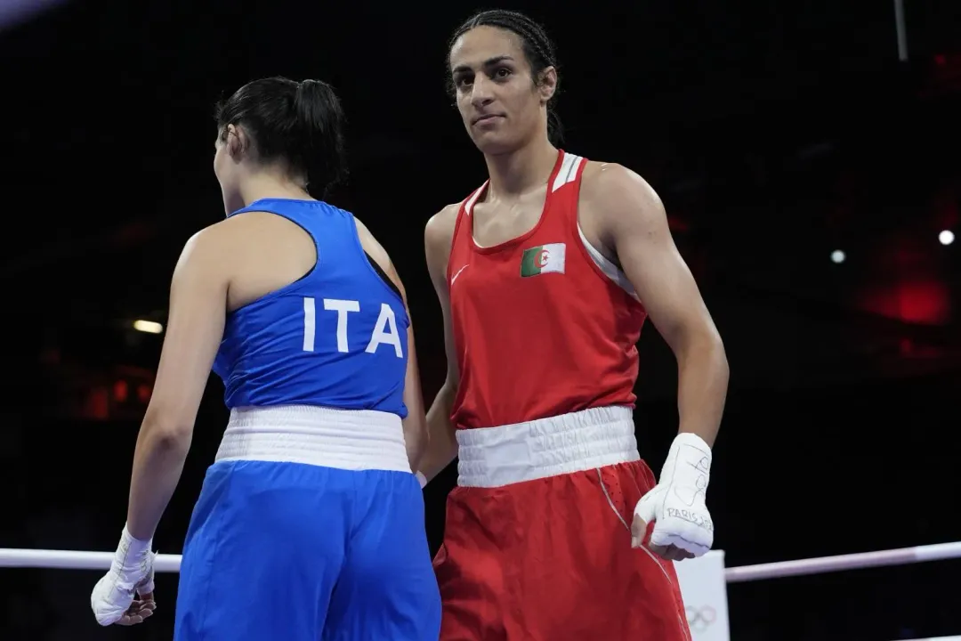阿爾及利亞拳擊選手克莉芙（Imane Khelif）。（圖／美聯社）