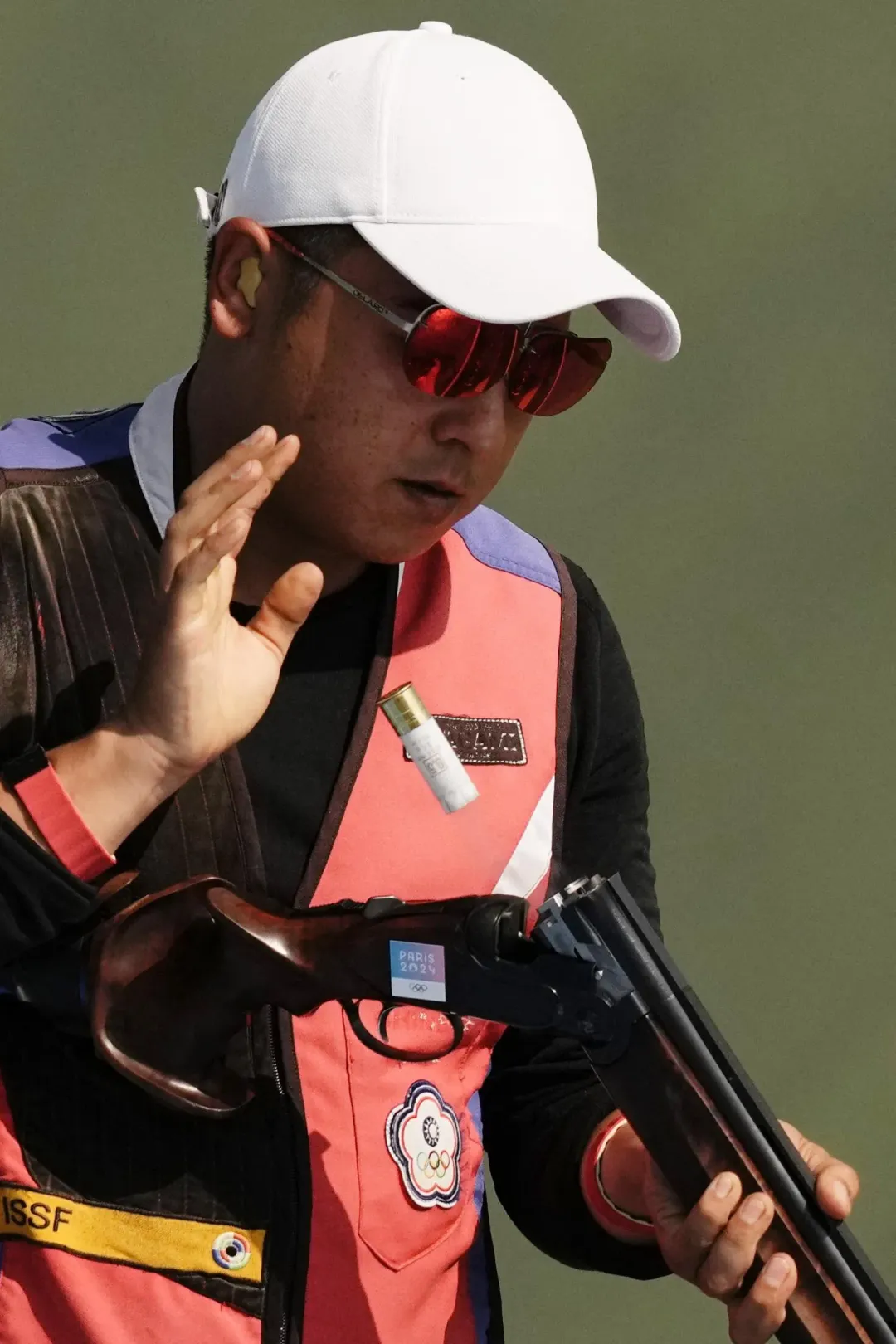 中華隊選手李孟遠在男子定向飛靶資格賽獲得第2名佳績。(圖/路透社)