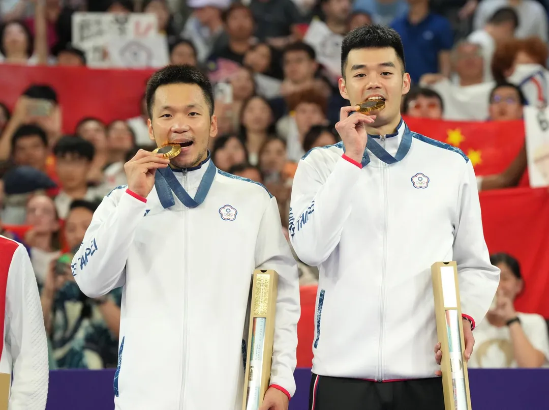 李洋、王齊麟。（圖／中華奧會）