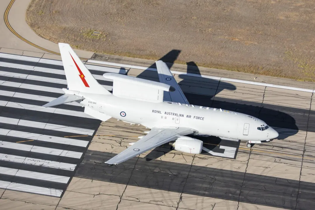 澳大利亞空軍E-7A預警機。(圖/澳大利亞空軍)