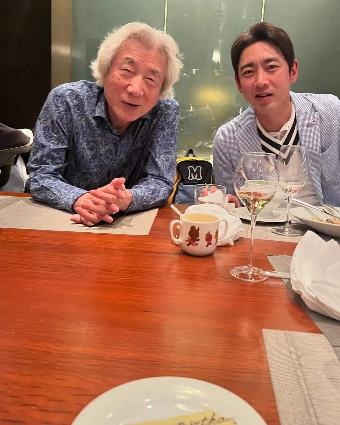 小泉進次郎的父親前首相小泉純一郎及演員哥哥小泉孝太郎（圖／翻攝IG）