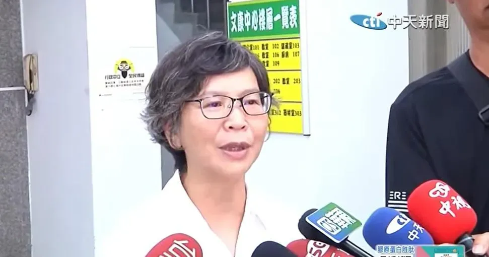 台中市政府顧問蔡壁如。(圖/中天新聞)