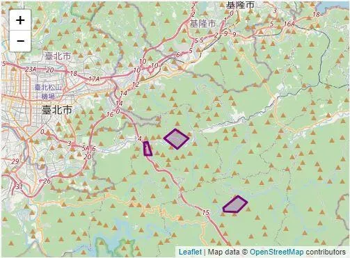 3地暴雨狂襲。（圖／氣象署）